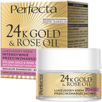 Perfecta 24K Gold&Rose Oil Luksusowy krem przeciwzmarszczkowy - Dzień/Noc 70+ 50ml