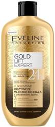 Eveline Cosmetics Luxury Expert Luksusowe odżywcze mleczko z drobinkami złota do ciała 350ml
