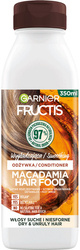 Garnier Fructis Macadamia Hair Food Wygładzająca odżywka do włosów 350ml