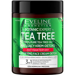 Eveline Cosmetics TEA TREE kremdetoks Matujący Antybakteryjny 100ml
