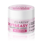 Claresa Soft&Easy Builder Gel UV/LED Żel budujący - GLAM PINK 12g