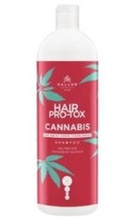 Kallos Hair Pro-tox Cannabis Szampon do włosów z olejem z nasion konopi 1L