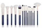 Jessup T475 Zestaw 15 pędzli do makijażu Prussian blue/golden