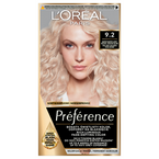 Loreal Preference Farba do włosów - 9.2 Bardzo Bardzo Jasny Beżowo-Perłowy Blond (2x60ml, 54ml)
