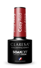CLARESA Lakier hybrydowy Red Cozy 5g