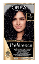 Loreal Preference Farba do włosów - 1 Czerń (2x60ml + 54ml)