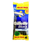 Gillette Blue 3 Smooth Maszynki do golenia - 6 sztuk