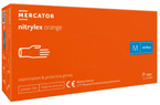 Mercator Nitrylex Orange Rękawiczki nitrylowe bezpudrowe - rozm. M 100szt