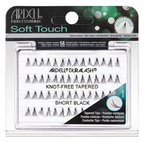 Ardell Soft Touch Sztuczne rzęsy, kępki bez węzełków - SHORT BLACK 56 sztuk