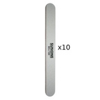 Sunone Pilnik do paznokci prosty 80/100 - biały (10 sztuk)