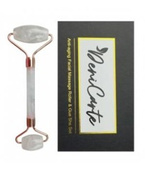 Deni Carte Roller/masażer do twarzy kwarcowy biały