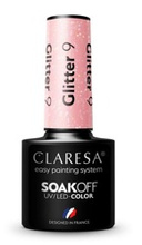 CLARESA Lakier hybrydowy Glitter 9 5g