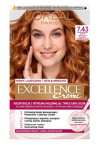 LOREAL EXCELLENCE CREME Farba do włosów 7.43 Blond miedziano-złocisty
