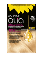 GARNIER OLIA Farba do włosów - 10.21 PERŁOWY BARDZO JASNY BLOND (2x50g, 12ml)