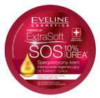 Eveline ExtraSoft Krem SOS intensywnie regenerujący do twarzy i ciała 10% neoUrea 175ml