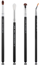 Jessup T308 Zestaw 4 pędzli do makijażu Black/Silver