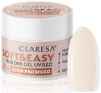 CLARESA Builder Gel UV/LED SOFT&EASY Żel budujący Gold Prosecco 45g