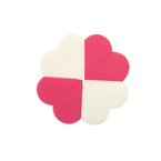 DONEGAL Gąbki do makijażu serduszka, łezka - 8 sztuk