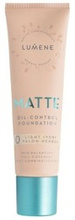 Lumene  Matte Control Podkład matujący 0 Light Ivory 30ml