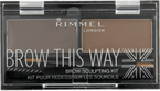 Rimmel Brow This Way Paleta do brwi 002 Medium
