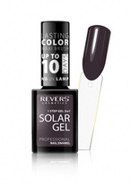 Revers Solar Gel Lakier do paznokci efekt lakieru hybrydowego - 48 Smoked Plum 10ml