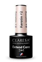 CLARESA EXTEND CARE 5in1 Keratin Wzmacniająca baza hybrydowa #2 5g