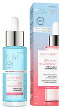 Eveline Cosmetics Serum Shot Kuracja 2% kwas hialuronowy na twarz, szyję i dekolt 30ml