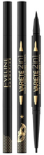 Eveline Cosmetics Variete 2in1 Eyeliner&Pencil Ultra Black eyeliner i kredka do oczu