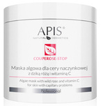 APIS Couperose Stop Maska algowa dla cery naczynkowej z dziką różą witaminą C 200g