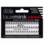Ardell Faux Mink Individuals Sztuczne rzęsy, kępki bez węzełków - MEDIUM BLACK 60 sztuk