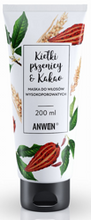 Anwen Kiełki pszenicy i Kakao maska do włosów wysokoporowatych 200ml