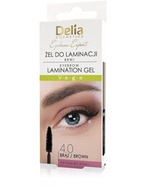 Delia Eyebrow Expert Żel do laminacji brwi 4.0 brąz wegański 4ml
