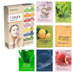 BARONESS 7 Days Beauty Set Zestaw 7 koreańskich masek w płachcie