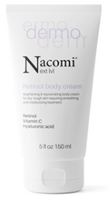 Nacomi Next Level Dermo Rozjaśniająco-odmładzający krem do ciała z retinolem i witaminą C 150ml