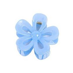Ecarla Spinka do włosów klamra kwiat - niebieska