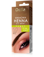 Delia Cosmetics Eyebrow Expert Henna kremowa do brwi - 5.0 Jasny brąz 15ml