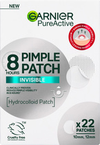 Garnier Pure Active Pimple Patch Insvisible 8-godzinne niewidoczne plastry na niedoskonałości - 22 sztuki