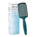 Sister Young Ovia Hair Brush Szczotka do rozczesywania włosów z włosiem z dzika GRN1030 - Zielona