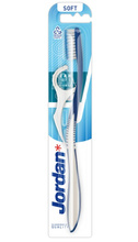 Jordan Clean Between Szczoteczka do zębów z flosserem - Soft