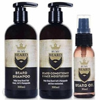 By My Beard Zestaw do pielęgnacji brody Szampon 300ml + odżywka 300ml + olejek 30ml