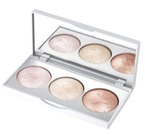 Golden Rose Strobing Highlighter Baked Trio Palette Potrójna paleta rozświetlająca do twarzy