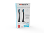 Controly Wymienne końcówki do szczoteczki sonicznej Czarne - Średnie (2sztuki)