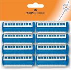 TOP CHOICE Termoloki do włosów z nakładką - rozm. S 18mm, 8 sztuk