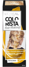 LOREAL Colorista Hair Makeup YELLOW Farba jednodniowa do włosów dla blondynek 30ml