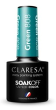 CLARESA Lakier hybrydowy Green 808 5g
