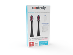 Controly Wymienne końcówki do szczoteczki sonicznej Czarne - Twarde (2sztuki)