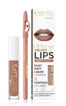 Eveline Cosmetics OH My Velvet Lips pomadka+konturówka 14