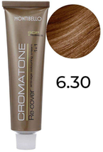 Montibello Cromatone Re-Cover Krem koloryzujący do włosów anti-age 6.30 Amber Gold 60g