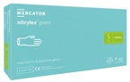Mercator Nitrylex Green Rękawiczki nitrylowe bezpudrowe - rozm. S 100szt