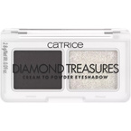 Catrice Diamond Treasures Cream Paleta cieni kremowo-pudrowych do powiek - 030 Smokey Diamond 2.8g